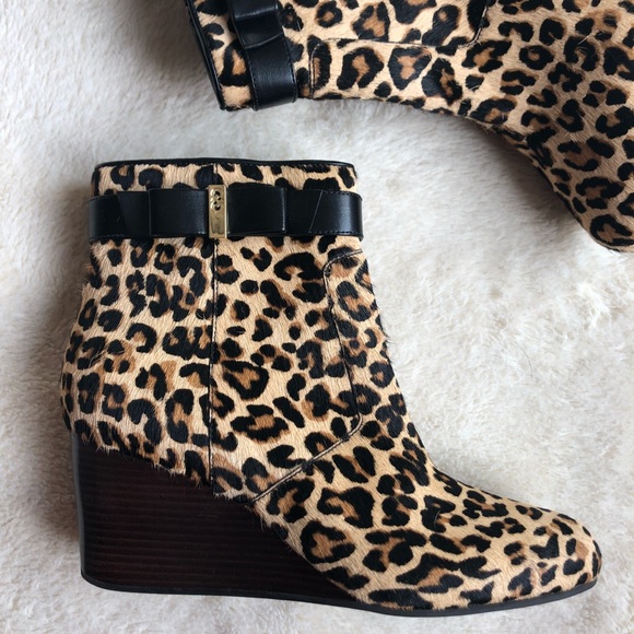 Cole Haan Shoes - Cole Hana Cheetah Print Bootie with Leather Buckle